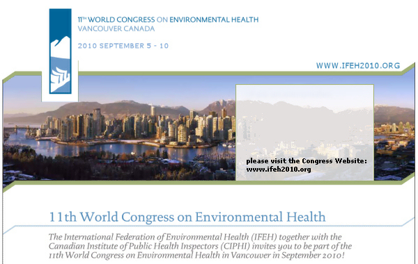 Visit the official Congress 2010 website www.ifeh2010.org
